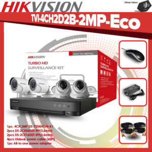 Hikvision TVI-4CH2D2B-2MP-Eco Kits - Image 3