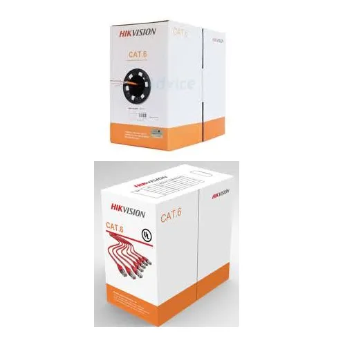 Hikvision DS-1LN6-UU 305 m CAT6 UTP Network Cable (Solid Copper, 0.565 mm, CM)