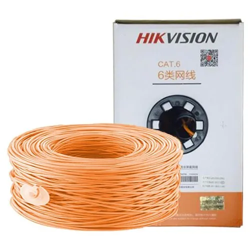 Hikvision DS-1LN6-UU 305 m CAT6 UTP Network Cable (Solid Copper, 0.565 mm, CM)