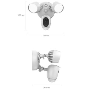 Ezviz LC1C (White) Two-in-One Outdoor Security Solution - Image 2