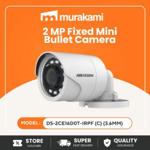 Turbo HD Bullet Camera (DS-2CE16D0T-IRPF 3.6mm) – High Definition Night Vision CCTV