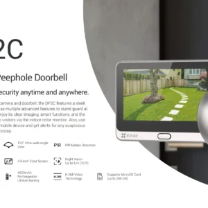 Ezviz DP2C Smart Wire-free Peephole Doorbell - Image 4