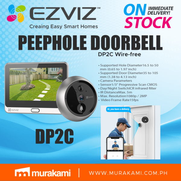 Ezviz DP2C Smart Wire-free Peephole Doorbell