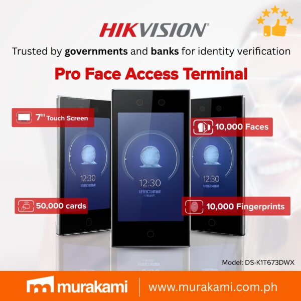 Hikvision DS-K1T673DWX Pro Face Access Terminal