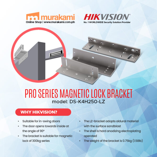 Hikvision	DS-K4H250-LZ Pro Series Magnetic Lock Bracket