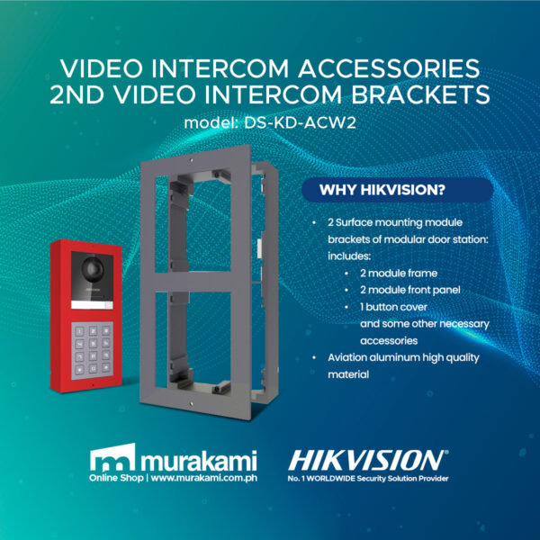 Hikvision	DS-KD-ACW2	2nd Video Intercom Brackets