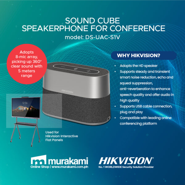 Hikvision	DS-UAC-S1V Sound Cube Speakerphone for Conference