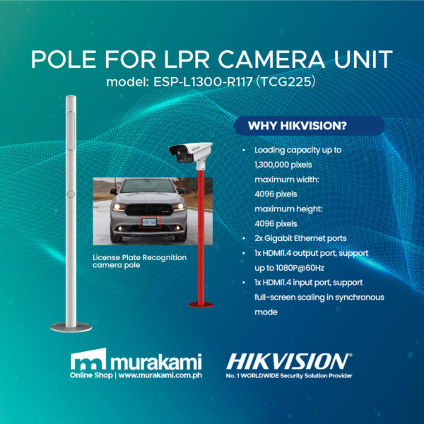 Hikvision	ESP-L1300-R117（TCG225）Pole for LPR camera unit