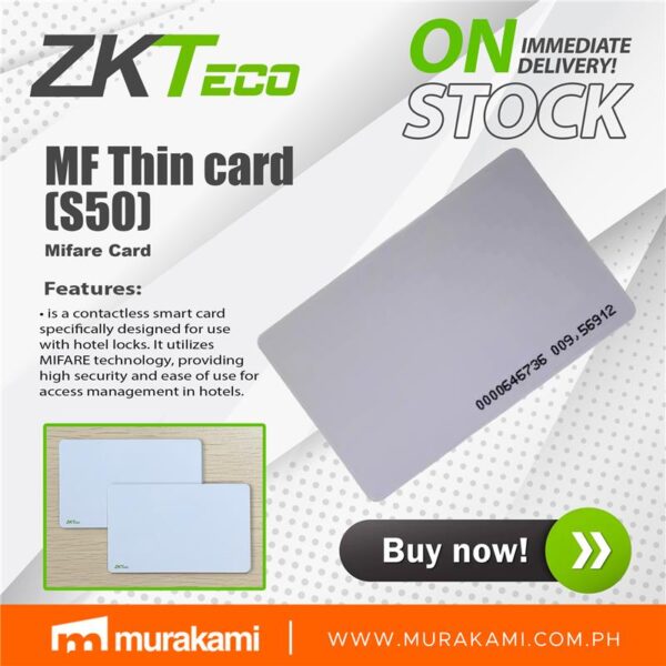 ZKTeco MF Thin card (S50) Mifare Card
