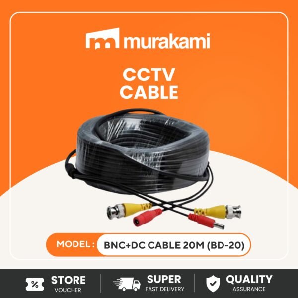 Cables BNC+DC Cable 20m (BD-20)