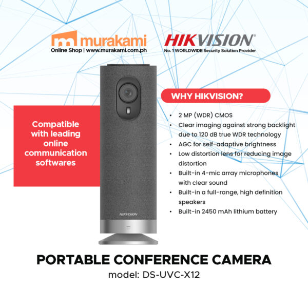 Hikvision	DS-UVC-X12 Portable Conference Camera