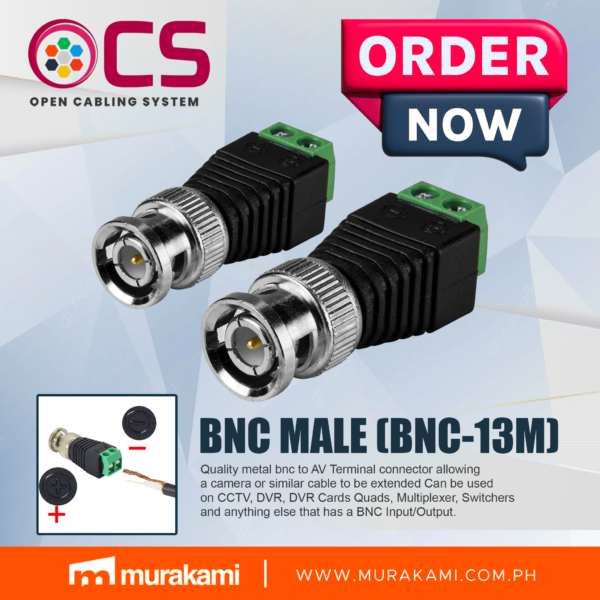 OCS	BNC MALE (BNC-13M)