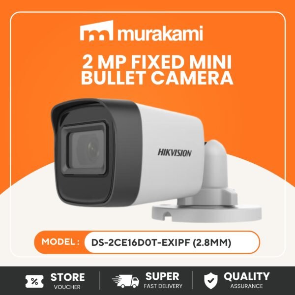 Reliable (DS-2CE16D0T-EXIPF 2.8mm) HD Bullet CCTV Camera