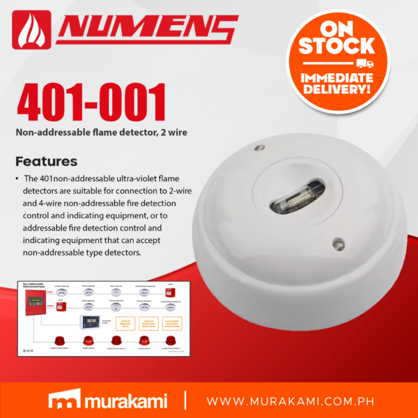 Numens 401-001 Non-addressable flame detector, 2 wire