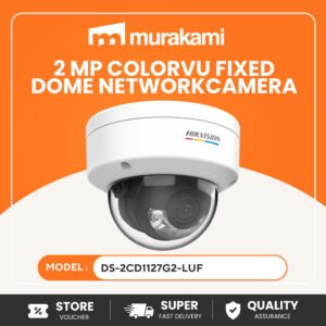 Best Hikvision (DS-2CD1127G2-LUF) 2MP ColorVu MD 2.0 Dome IP Camera 4mm Lens Full Color Night Vision CCTV Security Camera
