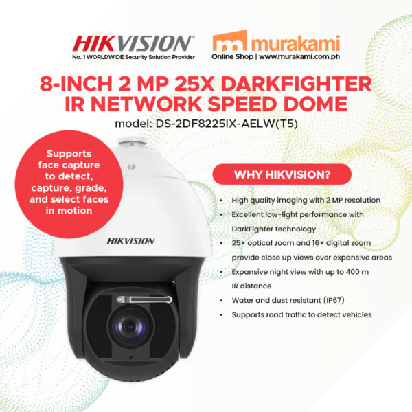Hikvision	DS-2DF8225IX-AELW(T5) (with wiper,without IK10)