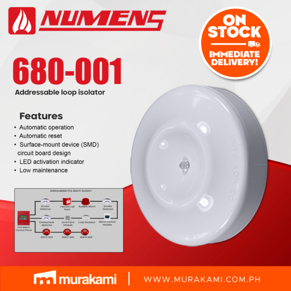 Numens 680-001 Addressable loop isolator