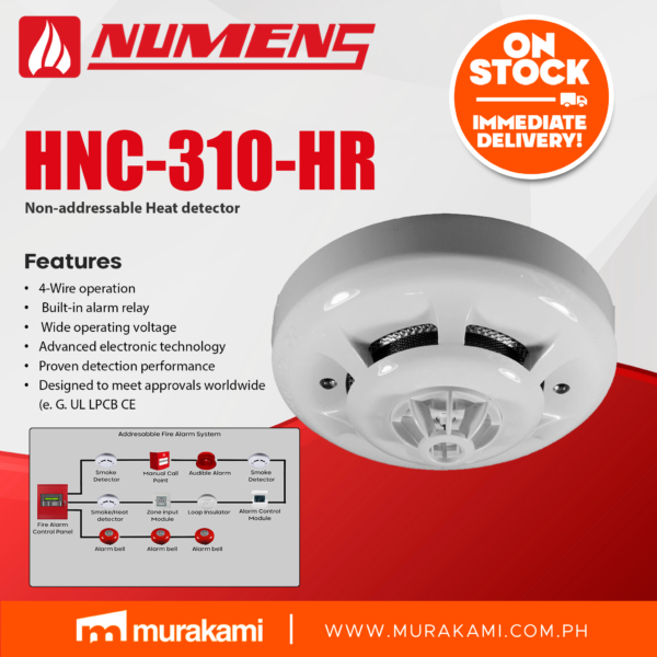 Numens HNC-310-HR Non-addressable Heat detector