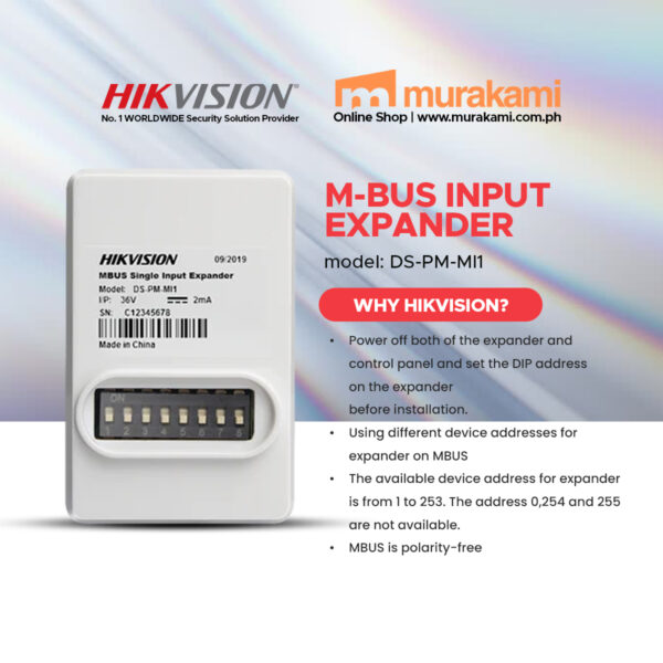 Hikvision	DS-PM-MI1 M-BUS Input Expander