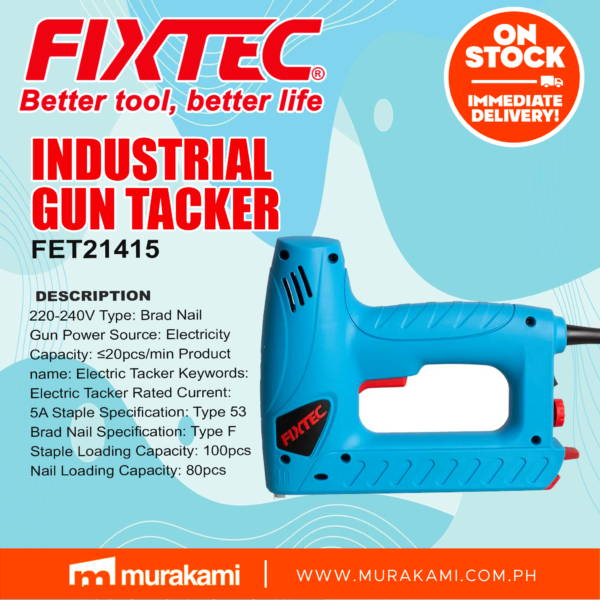 FIXTEC ELECTRIC GUN TACKER (FET21415)