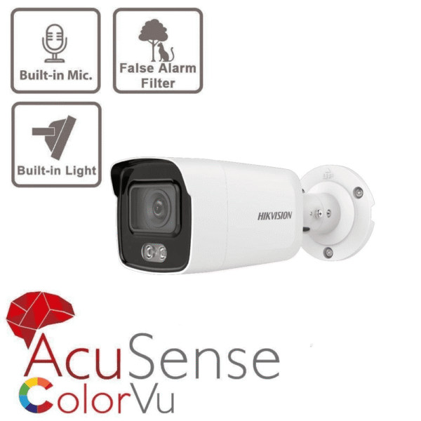Hikvision	DS-2CD2047G2-L (4mm) 4 MP ColorVu Fixed Mini Bullet Network Camera