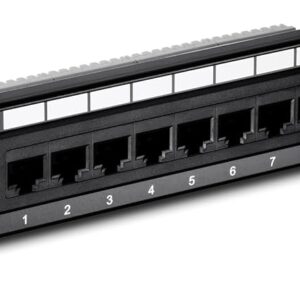 OCS 8-PORT CAT6 PATCH PANEL WITH KEYSTONE JACKS - Image 3