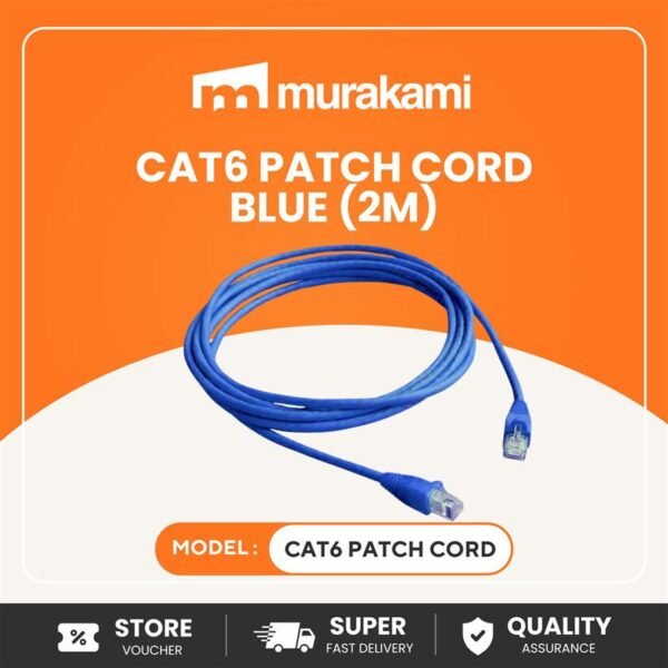 Installation Essential (CAT6 PATCH CORD BLUE) (2m)