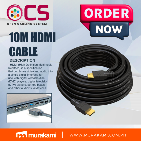 OCS	10m HDMI Cable