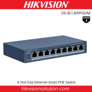 Hikvision	DS-3E1309P-EI/M 8 Port Fast Ethernet Smart POE Switch