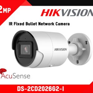 Hikvision	DS-2CD2026G2-IU (4mm) 2MP AcuSense Fixed Mini Bullet Network Camera