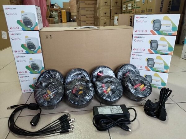 Hikvision	TVI-Lite-8CH4D4B-2MP-ColorVu 2.8mm DS-7208HGHI-M1, DS-2CE10DF3T-PFS(2.8mm)*4pcs , DS-2CE70DF3T-PFS(2.8mm)*4pcs" - Image 3