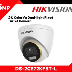 Hikvision	DS-2CE72KF3T (3.6mm)	3K ColorVu Fixed Turret Camera