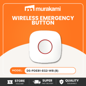 Smart Single Button Wireless Doorbell | Reliable Home Visitor Alert System (DS-PDEB1-EG2-WB B)