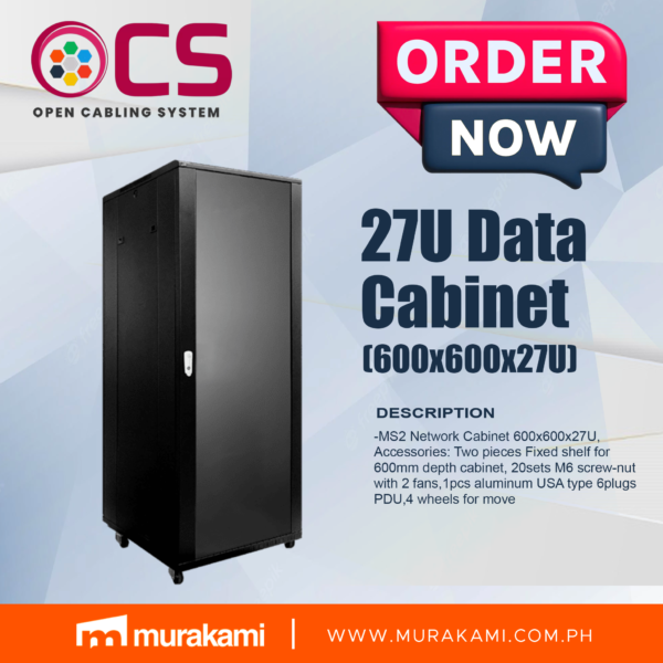 OCS	27u Data Cabinet (600x600x27U)