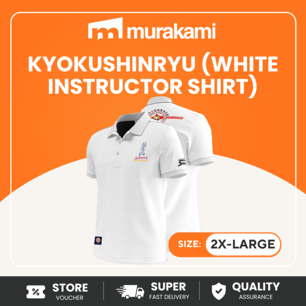 KyokushinRyu (White Ikak Polo Shirt)