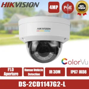Hikvision	DS-2CD1147G2-LUF (2.8mm)	4 MP ColorVu MD 2.0 Fixed Dome Network Camera