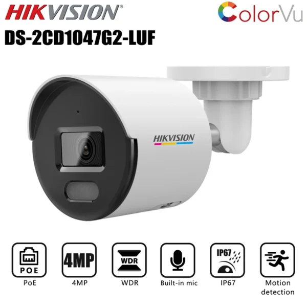 Hikvision	DS-2CD1047G2-L (2.8mm) Value Range IP Bullet Camera Resolution 4 Megapixel (2560x1440) - Image 2