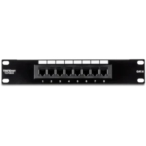 OCS 8-PORT CAT6 PATCH PANEL WITH KEYSTONE JACKS - Image 2