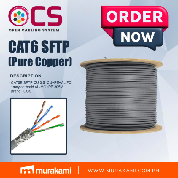 OCS	CAT6 SFTP (Pure Copper) 305m
