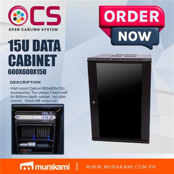 OCS	15U Data Cabinet (600x600x15U)