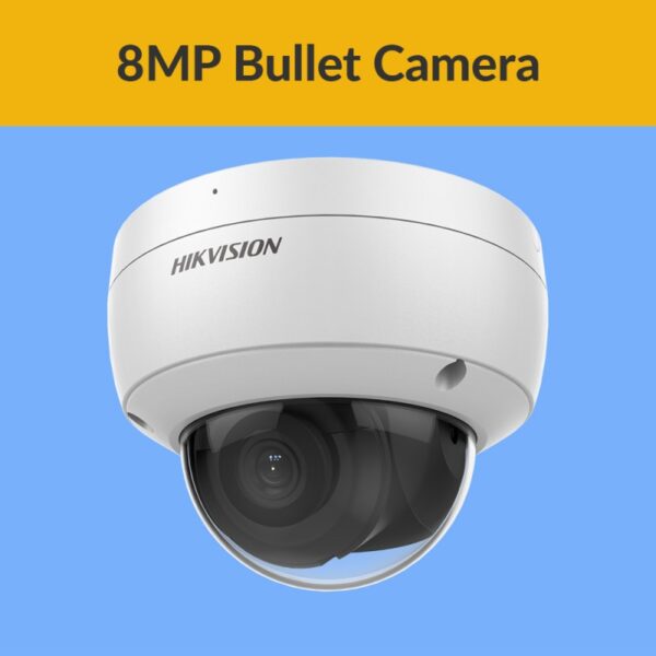 Hikvision	DS-2CD2183G2-IU (4mm) 8 MP AcuSense Vandal Fixed Dome Network Camera - Image 3