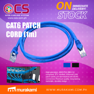 Installation Essential (CAT6 PATCH CORD BLUE) (1m)