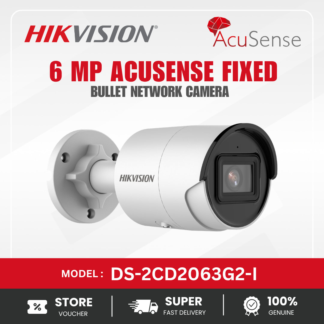 Hikvision DS-2CD2063G2-I 6MP IP Bullet Camera 2.8mm Smart ColorVu Premium Security CCTV Camera - Image 4