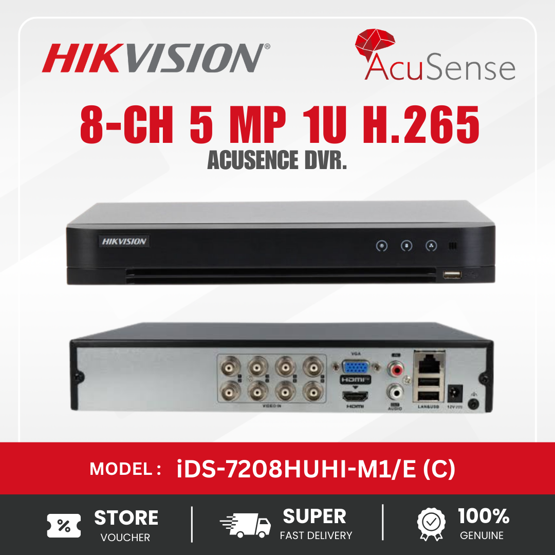 Hikvision (iDS-7208HUHI-M1/E) (C) for Better 8-Channel DVR–Powerful 4K Turbo HD Video Recorder with Smart AI Security Features - Image 4