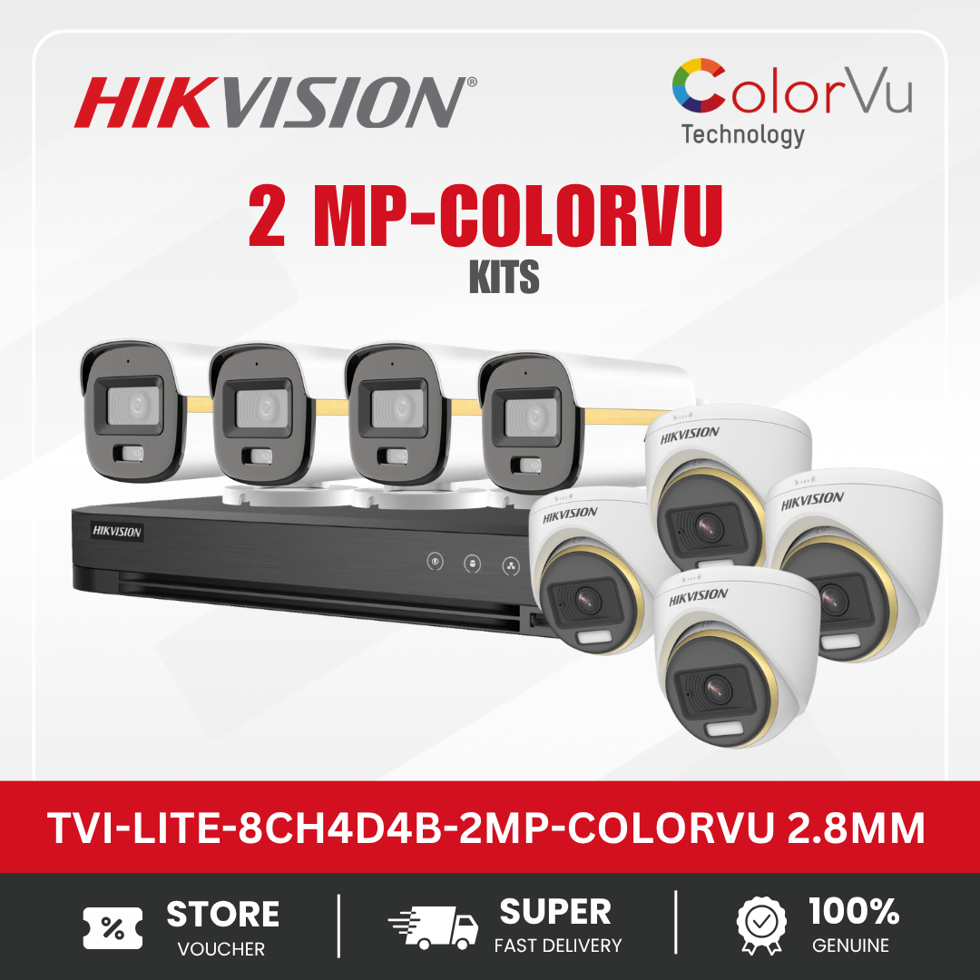 Kits (TVI-Lite-8CH4D4B-2MP-ColorVu 2.8mm) - Image 3