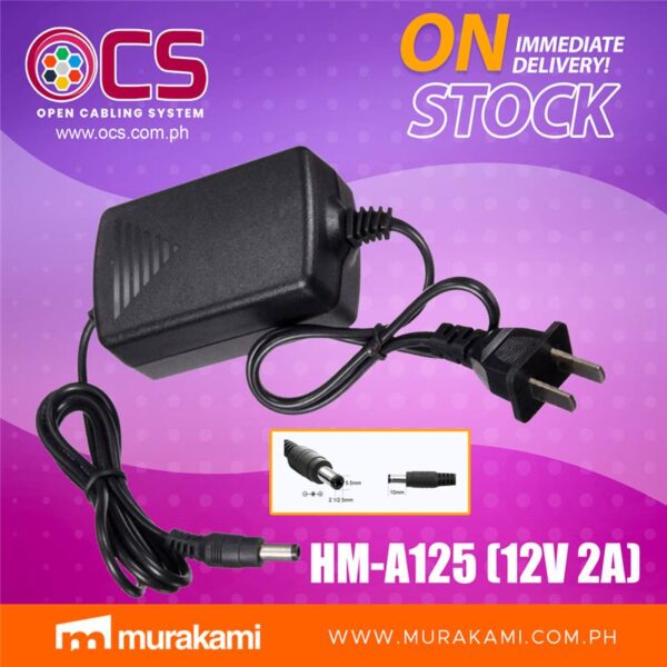OCS	HM-A125 (12V 2A)
