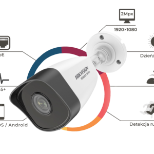 Hikvision	HWI-B121H (4mm) (C) 2.0 MP IR Network Bullet Camera