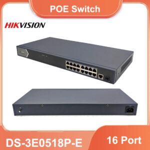 Hikvision	DS-3E0518P-E/M 16 Port Gigabit Unmanaged POE Switch