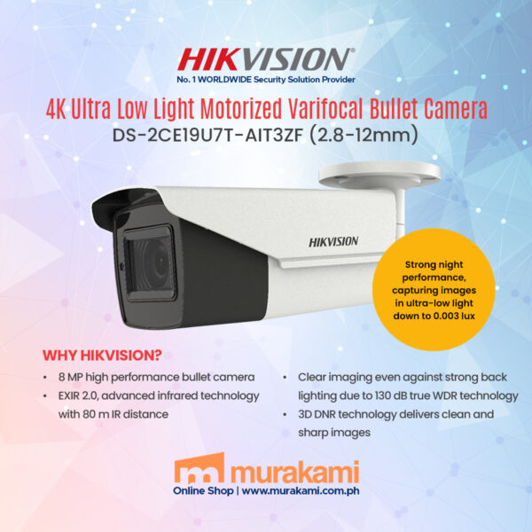Hikvision	DS-2CE19U7T-AIT3ZF (2.8-12mm)