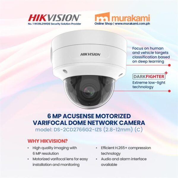 Hikvision	DS-2CD2766G2-IZS (2.8-12mm) (C)